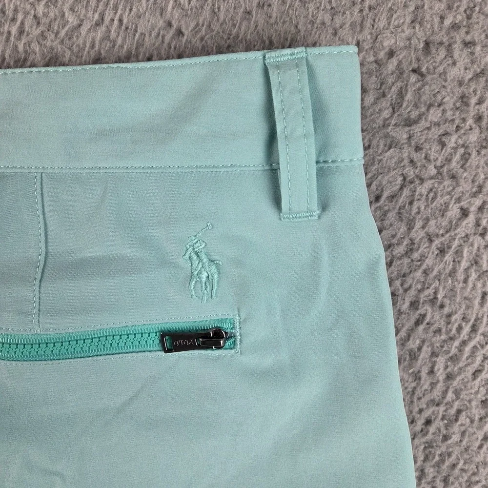 Polo Ralph Lauren Golf Shorts Mens 36‎ Blue Green Performance Wicking Stretch